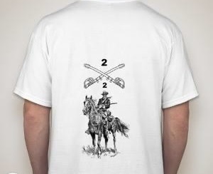 2nd Calvary cross saber shirt