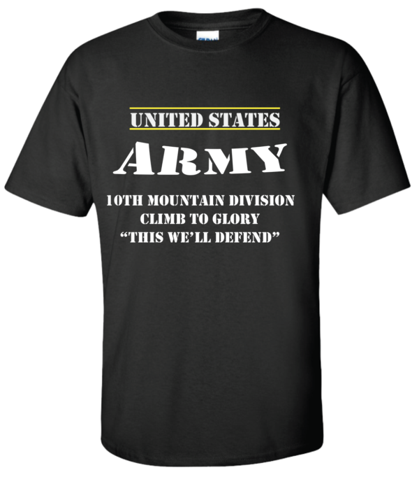 10th Mountain Div shirt#1