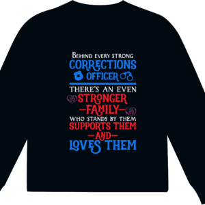 Behind Every Officer long Sleeve